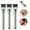 B, variant on LEBONYARD 3 Pcs Flat Base Foundation Makeup Brush, for Liquid, Cream & Powder Foundation