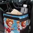 thumbnail image 6 of Cupid Foldable Car Trash Bin with Lid, Leak-proof Mini Trash Can, Hanging Storage Bag for Car, 6 of 6