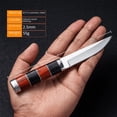 thumbnail image 4 of Cuchillo mongol de acero inoxidable con mango, cuchillo para carne, cuchillo de mano especial, cuchillo para cordero, cuchillo para exteriores, cuchillo para fruta, 4 of 4