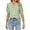 Light Green, variant on XEGLSBU Shirts for Women Short Sleeve Women's Casual Summer V Neck Solid Color Hollow Short Sleeve Loose T Shirt Top Light Green Size XL
