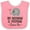 Pink and White, variant on Inktastic Meemaw and Peepaw Love Me Grandchild Boys or Girls Baby Bib