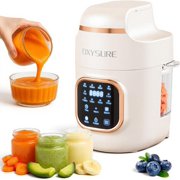 10-in-1 Baby Food Maker with Glass Bowl, Baby Food Blender and Steamer for Purees, Fruits, Vegetables and Meat, Touch Screen Control