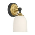 thumbnail image 6 of Possini Euro Design Possini Euro Zaragoza 9 1/2" High Gold and Matte Black Wall Sconce, 6 of 9