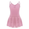 thumbnail image 2 of Aislor Girls Hollow Back Camisole Gymnastics Dance Leotards Ballet Tutu Dress 3-16 Red 7-8, 2 of 7