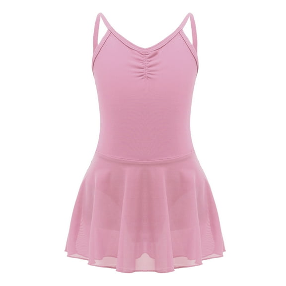 CHICTRY Girls Ballet Dancer Leotard Tutu Dress Backless Camisole Gymnastics Leotard,Sizes 3-16