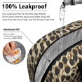thumbnail image 5 of Womens Brown and Black Leopard Print Lunch Box for Work,Insulated Lunch Bag for Women,Loncheras Para Mujer,Leakproof Adult Lunch Bag for Work,Beach,Travel,Picnic,Camping, 5 of 7