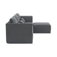 thumbnail image 5 of Beautiful Drew Modular Sectional Sofa with Ottoman by Drew Barrymore, Charcoal, 5 of 12