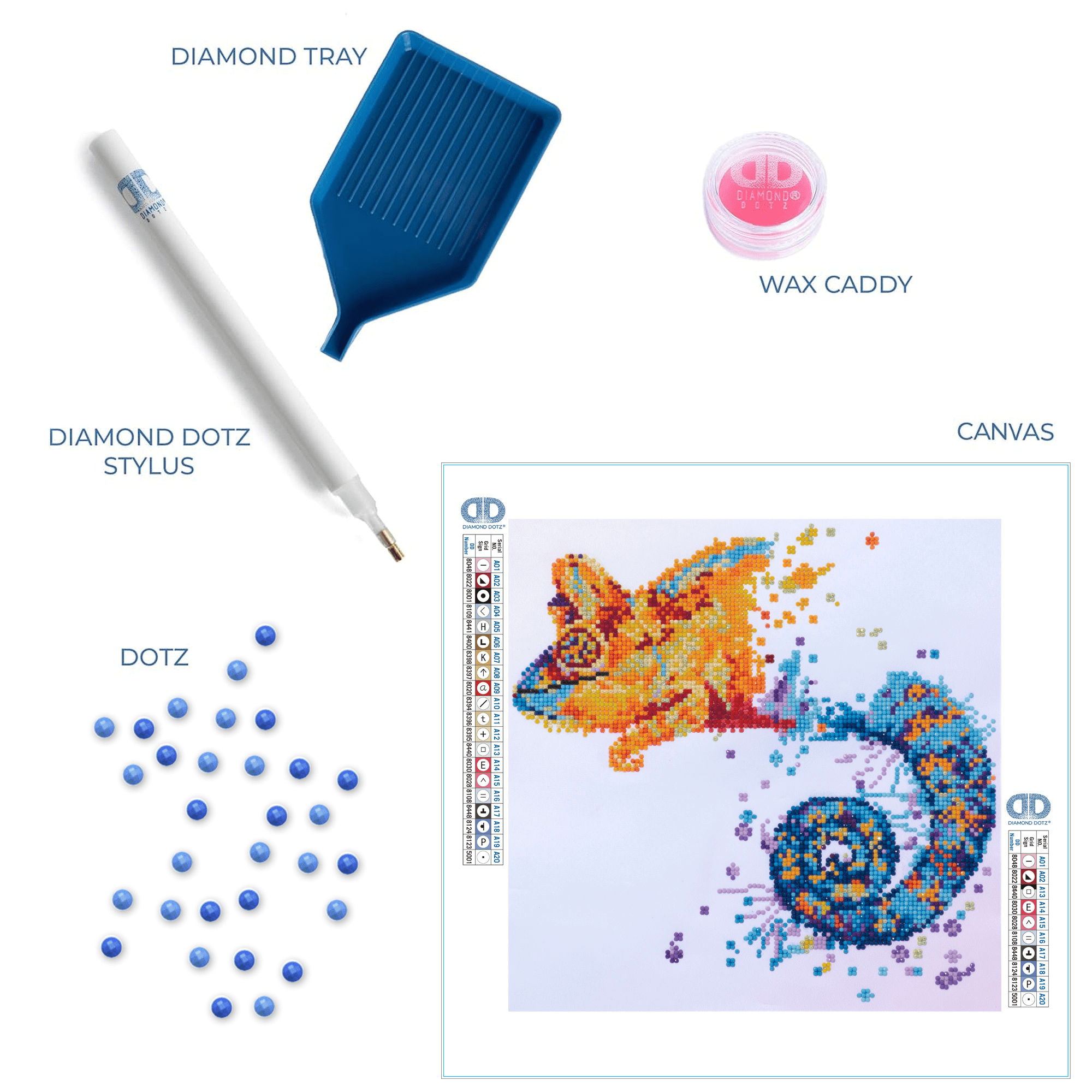 Diamond Dotz at Home - Master of Change, Partial Drill, Round Dotz, Diamond Painting Kits, Diamond Art Kits for Adults, Gem Art,  Diamond Art, Diamond Dotz