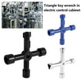 thumbnail image 1 of JOKAPY Meter Box Key Gas Key Meter Key 4 Ways Multi-Functional Utility Key for Electric Cupboard Cabinet Opening Key, 1 of 6