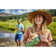 Hydro Flask Water Bottle - Stainless Steel & Vacuum Insulated - Wide Mouth 2.0 with Straw Lid - 20 oz, Hibiscus