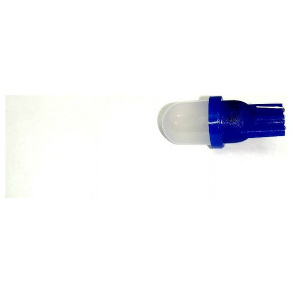 Pinball replacement bulb LED 6.3 volt AC, 555 clear wedge base T10 Cool Blue Frosted