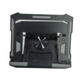 thumbnail image 4 of Soporte plegable para computadora portátil, soporte ergonómico para computadora, ajustable en 4 niveles de altura, base elevadora para mesa de hasta Negro, 4 of 9
