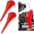 thumbnail image 1 of Long-Neck Oil Funnel for Automotive – Multi-Function Plastic Funnel for Oil, Gas & Lubricants – Universal Car Accessory (Blue (1-Pack)),Red (2-Pack), 1 of 2