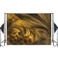 thumbnail image 2 of BSDHOME Polyester Golden horns Background Abstract Art Backdrops Photo Studio Backdrop 7x5ft Photography Background Wall, 2 of 5