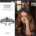 thumbnail image 3 of MasteelfCA Alloy Elegant Bridal Crown Rhinestone Headband Handmade Crown Decoration, 3 of 7