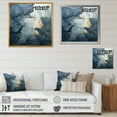 thumbnail image 4 of Designart "Serene Aquatic Embrace" Abstract Painting Wall Art Living Room, 4 of 7