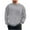 Gray, variant on lmcalzta Sweatshirts for Men Crew Neck Fleece Lined Workut Active Running Gym Athletic Shirt Long Sleeve Tee Tops