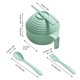 thumbnail image 1 of Juego de tazones para ramen con palillos, tazones para fideos ramen instantáneos con tapa, olla para ramen, tazón para fideos instantáneos con tapa y asa, tazón de paja de trigo con cuchara, palillos, 1 of 8