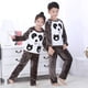 thumbnail image 3 of Conjuntos de pijamas cálidos para niños y niñas, ropa de dormir de franela gruesa de 3 a 14 años, conjunto de ropa interior térmica de lana para bebé, invierno, novedad, 3 of 4