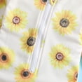 thumbnail image 5 of Eltusu Girls One-Piece Swimsuit, Printed Long Sleeve Crew Neck Quick Dry Rashguard Suit Yellow Size 6-9 Months, 5 of 7