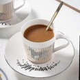 thumbnail image 2 of Taza anamórfica creativa con diseño de caballo y espejo, taza con diseño de colibrí, juego de café y té Luycho con posavasos, 90 ml-220 ml., 2 of 2