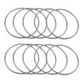 thumbnail image 1 of 12 Pcs 4 Inch Silver Metal Rings Hoops Macrame Ring for Dream Catchers, Macrame and DIY Crafts, 1 of 7