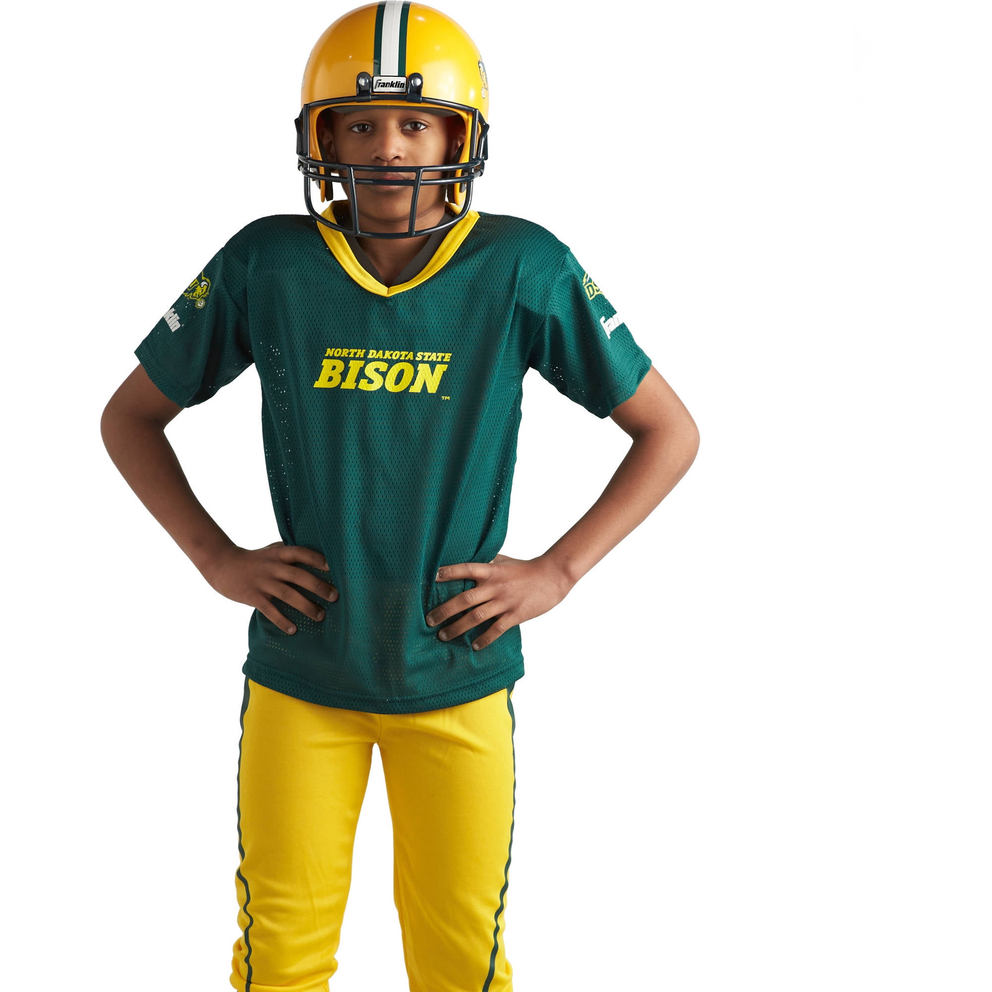 Franklin Sports North Dakota State Bison Conjunto de uniforme de