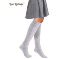 thumbnail image 6 of Lian LifeStyle Big Girl's 6 Pair's Exceptional High Crew Wool Socks Non Slip, Cozy and Cool HR1412 Size 6-9 (Gray), 6 of 7