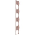 thumbnail image 3 of Ekena Millwork 94"H x 3/8"T Ozark Adjustable Wood Decorative Slat Wall Panel Kit, Walnut (contains 8 Slats + 1 Straight Edge Starter Slat), 3 of 16