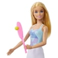 thumbnail image 3 of Muñeca Barbie jugadora de tenis con traje de tenis, raqueta y pelota, 3 of 5