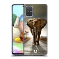 thumbnail image 1 of Head Case Designs Wildlife Elephant Walking On The Road Soft Gel Case Compatible with Samsung Galaxy A71 (2019), 1 of 7