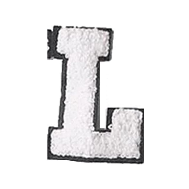 Intimates Accessory Glitters Iron On Letters Sew On Embroidered English Alphabet Applique Adhesive Repair For Fabric Clothing Shirts Jeans
