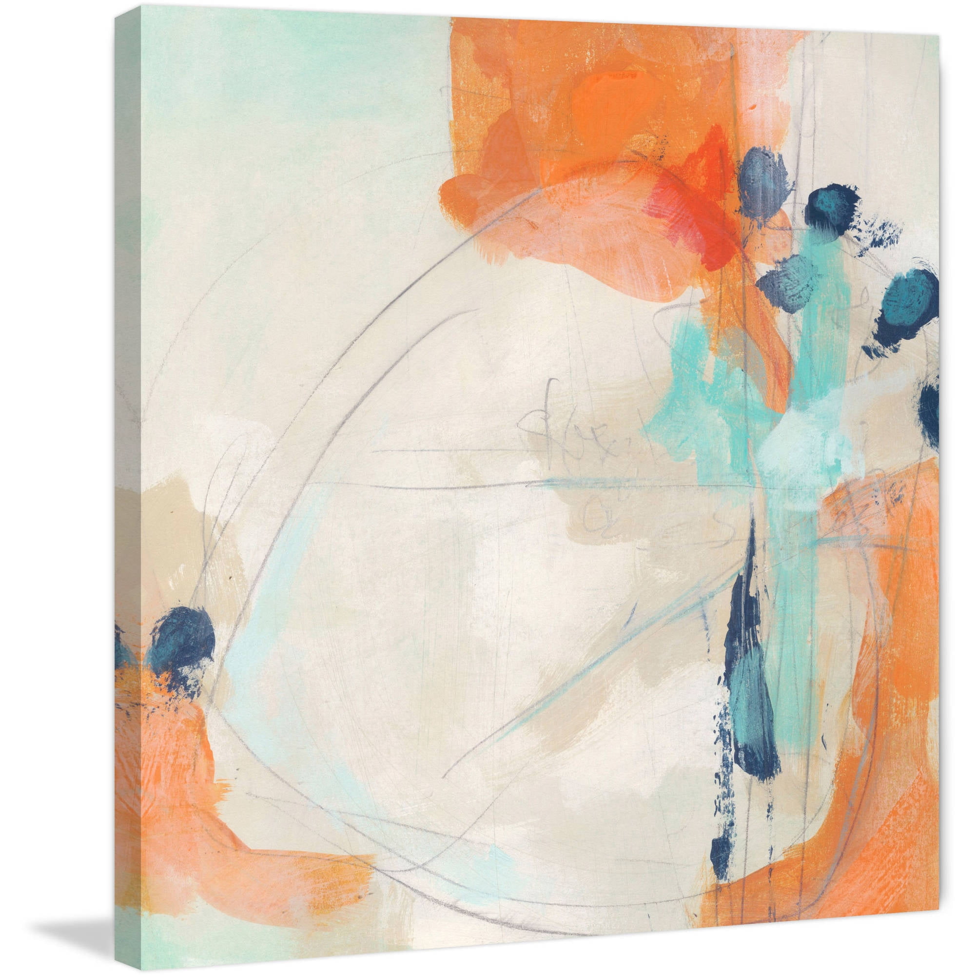 Marmont Hill "Plot Point I" Painting Print on Wrapped Canvas