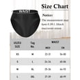 thumbnail image 6 of Ausing Oil Glossy Briefs for Women Shiny Smooth Panties Seamless Stretch High Waisted Underpants High Cut Soft Comfort Underwear Rave Bottom Black S, 6 of 6