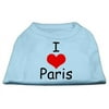 I Love Paris Screen Print Shirts Baby Blue Sm (10)