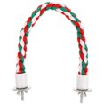 thumbnail image 3 of Soft Cotton Rope Bird Perch Stand – Chew Resistant, Comfortable Climbing Accessory for Parakeet Bird Cage Playgrounds, 3 of 5