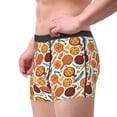 thumbnail image 2 of Balery Hot Fresh Pizza Calzoncillos bóxer para hombre, ropa interior de algodón suave y transpirable con cinturilla de nailon-X-Large, 2 of 5