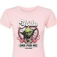 thumbnail image 2 of Star Wars - Valentine Yoda One For Me - Juniors Fitted Graphic T-Shirt, 2 of 4