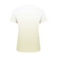thumbnail image 5 of Qiopertar Blouse d'Été Décontractée à Col en V pour Femmes, Manches Courtes, Boutons, en Solde à Moins de 5$, 5 of 5