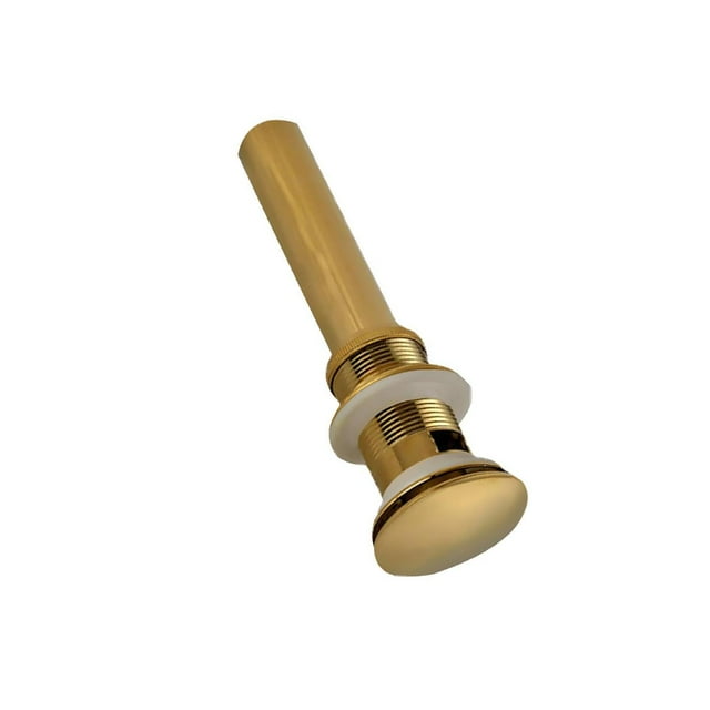 pitrice for Pop Up Basin Waste slotted Bathroom Plug Chrome Golden Push Button Sink