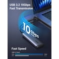 thumbnail image 5 of UGREEN M.2 NVMe SSD Enclosure, USB C 10Gbps External Hard Drive Case, M.2 PCIe NVMe Adapter for 2230/2242/2260/2280 SSD, 5 of 12