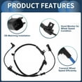 thumbnail image 4 of Unique Bargains ABS Wheel Speed Sensor Front Left Right ABS Sensor Anti-lock Braking System Sensor No.DC3Z2C204B for Ford F-250 F-350 F-450 F-550 Super Duty 2013-2016, 4 of 7