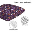 thumbnail image 4 of Halloween Throw Pillow Covers, Halloween Sweet Candy Halloween Decorations Square Pillow Cases with Invisible Zipper for Bed Couch Sofa, Farmhouse Halloween Decor-2 Pack 18x18, 4 of 6