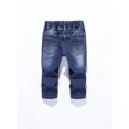 thumbnail image 2 of Baby Boys' Elastic Waist Distressed Water Washed Jeans, 2 of 5