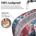 thumbnail image 5 of Lunch Bag Lunch Box for Women Reusable Insulated Lunch Cooler Bags,Large Capacity for Work Travel Picnic,Water-Resistant Pioneer Colorful Floral Lunch Tote Bag Gifts for Woman Mom Pink, 5 of 6