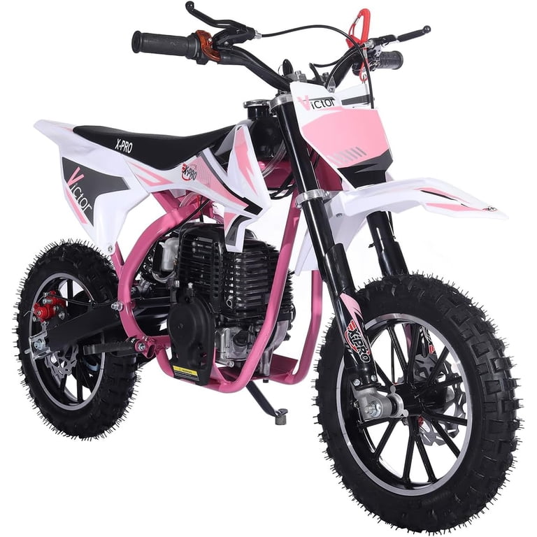 X-Pro 40cc Gas Powered 4 Stroke Mini Dirt Bike, Pull Start, 10