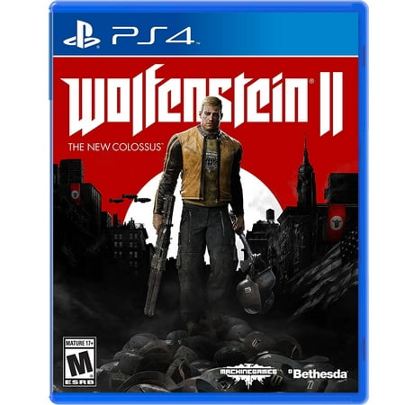 Wolfenstein II: The New Colossus, Bethesda, PlayStation 4, (Best Price Wolfenstein 2)
