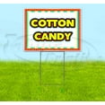 thumbnail image 1 of Cotton Candy Carnival (18" X 24") Yard Sign, Includes Metal Step Stake, 1 of 6