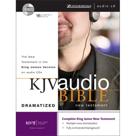 Pre-Owned KJV Audio Bible Dramatized New Testament Paperback