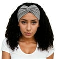 thumbnail image 3 of Lunxisen 2 Pcs Turban Headbands for Women Wide Vintage Head Wraps Knotted Cute Hair Band Accessories, 3 of 9